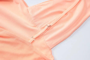 Elegant Coral Dress - MRC STORE