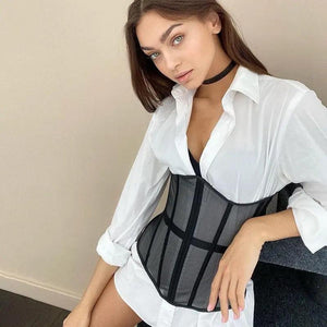 Slim Fit Lace-Up Waistcoat - MRC STORE