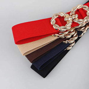 Decoration Round Metal Button down Belt - MRC STORE