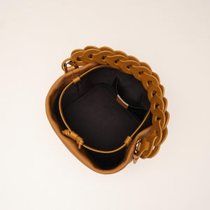 First-Layer Cowhide Woven Bucket Crossbody Bag MRC STORE