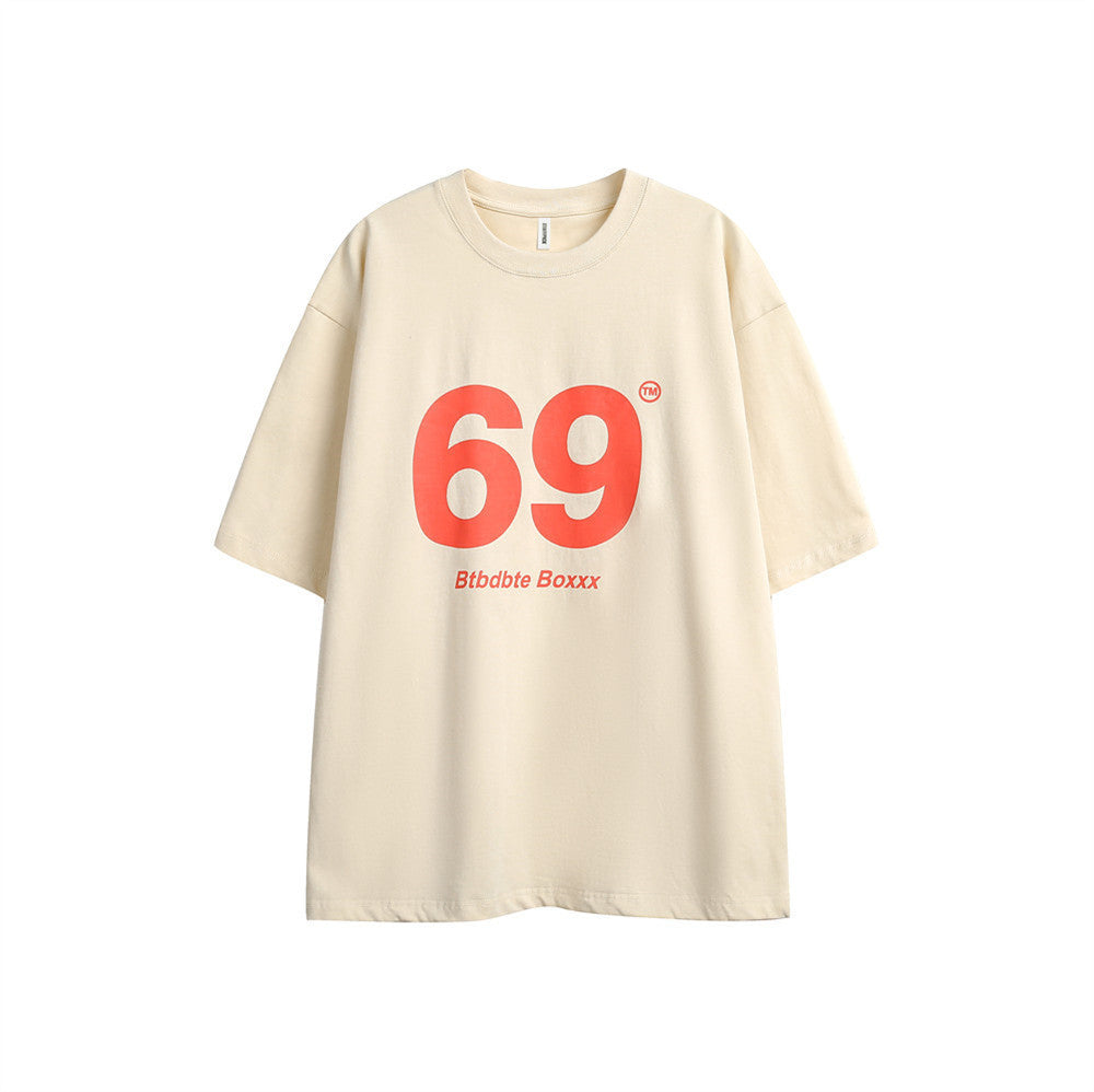 Women’s Digital 69 T-Shirt - Street Fashion Loose My Store  38.92