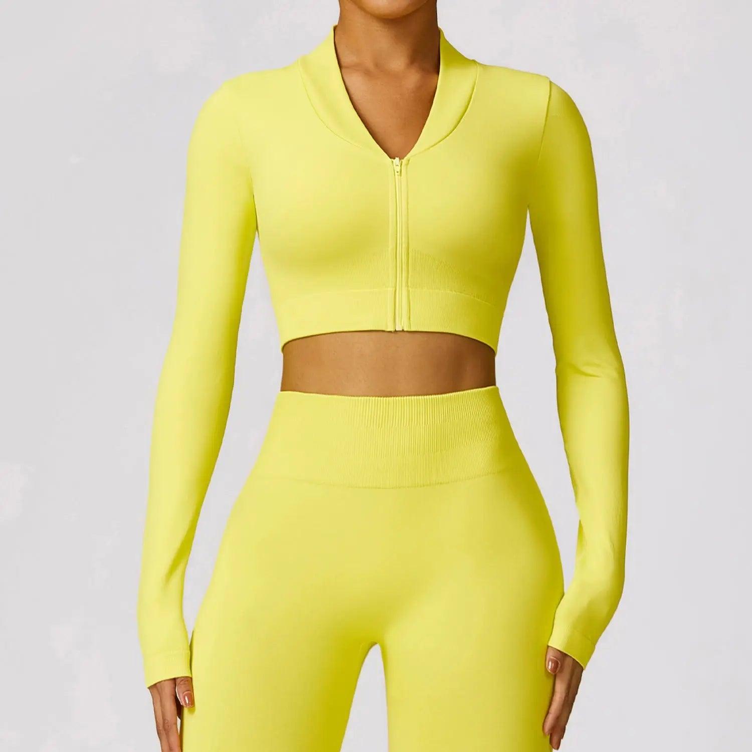 Seamless Nylon Cardigan - MRC STORE