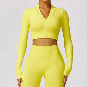 Seamless Nylon Cardigan - MRC STORE