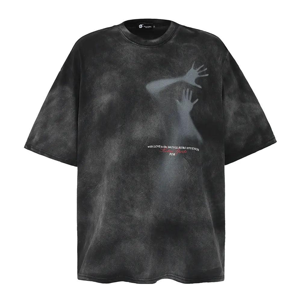 Fuzzy Figure Tie-Dye T-Shirt - MRC STORE