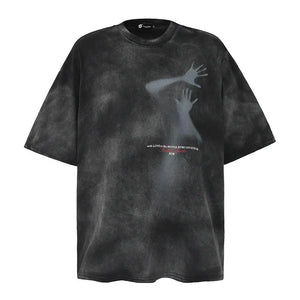 Fuzzy Figure Tie-Dye T-Shirt - MRC STORE