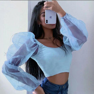 Elastic sleeve top - MRC STORE
