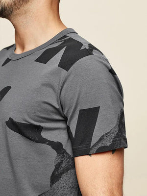 Printed Half-Sleeve Casual Wear T-Shirt - MRC STORE