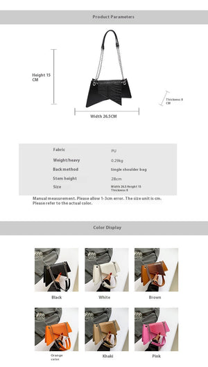 Women’s Patent Leather Pouch - Glossy Square My Store