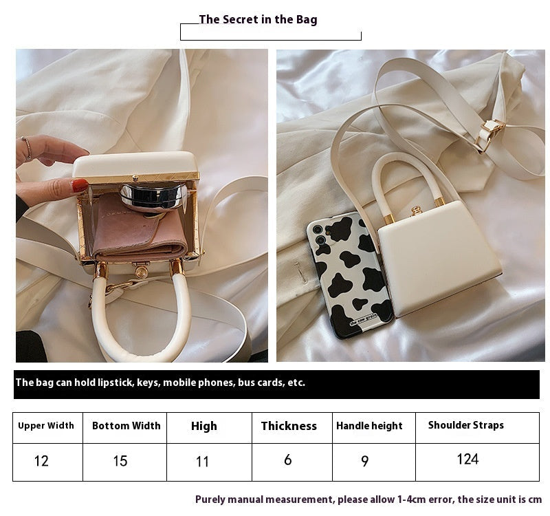 Contrast Color Artistic Ethnic Style Portable Clip Bag My Store