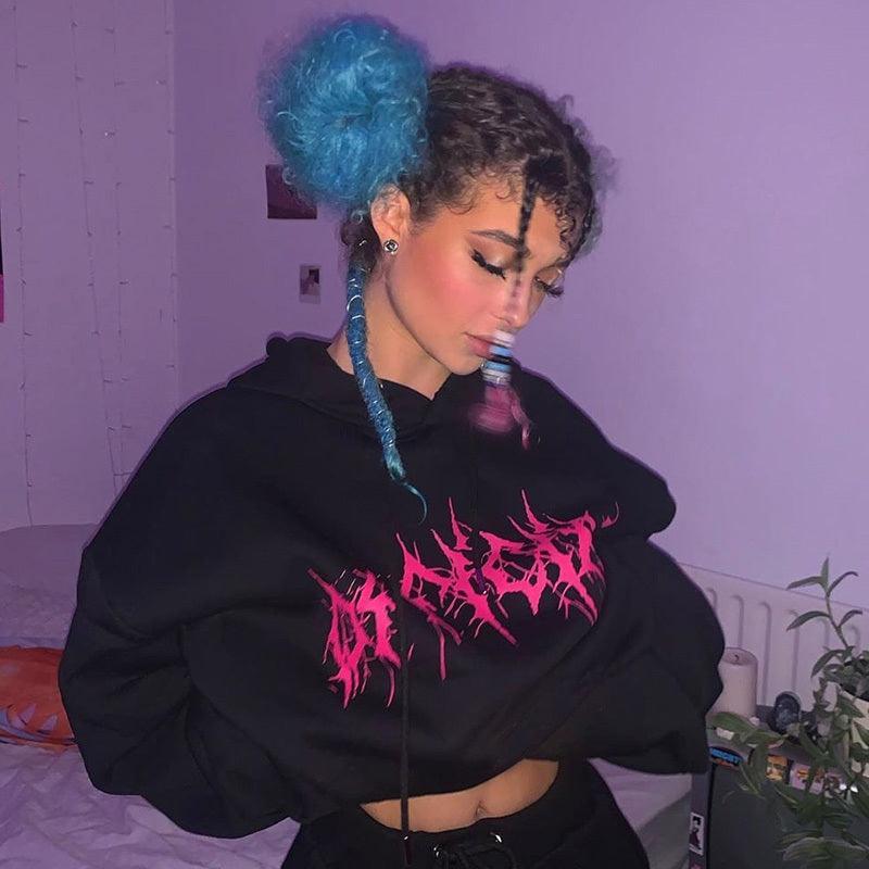 Street Style Printed Hoodie - MRC STORE