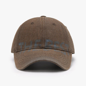 Letter Graffiti Curved Brim Soft Top Cap - MRC STORE