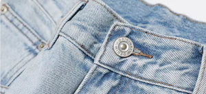 Men’s Washed Jeans - Blue White Machete My Store