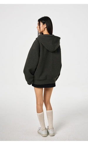 Unisex Retro Hoodie - Loose Solid Color My Store