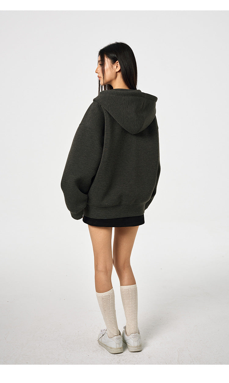Unisex Retro Hoodie - Loose Solid Color My Store