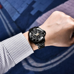 Pagani Design PD-1859 Steel Band Mechanical Watch - Luminous & Waterproof - MRC STORE