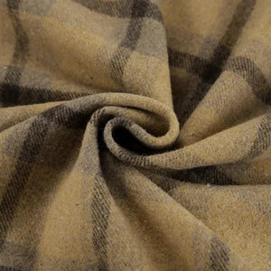 Plaid Woolen Jacket - MRC STORE