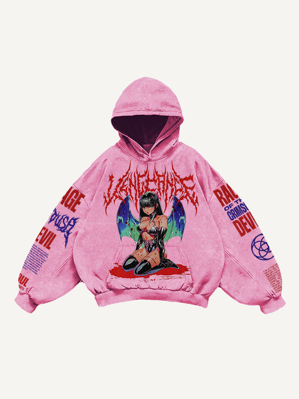 Retro Graphic Pullover Hoodie MRC STORE  70.99