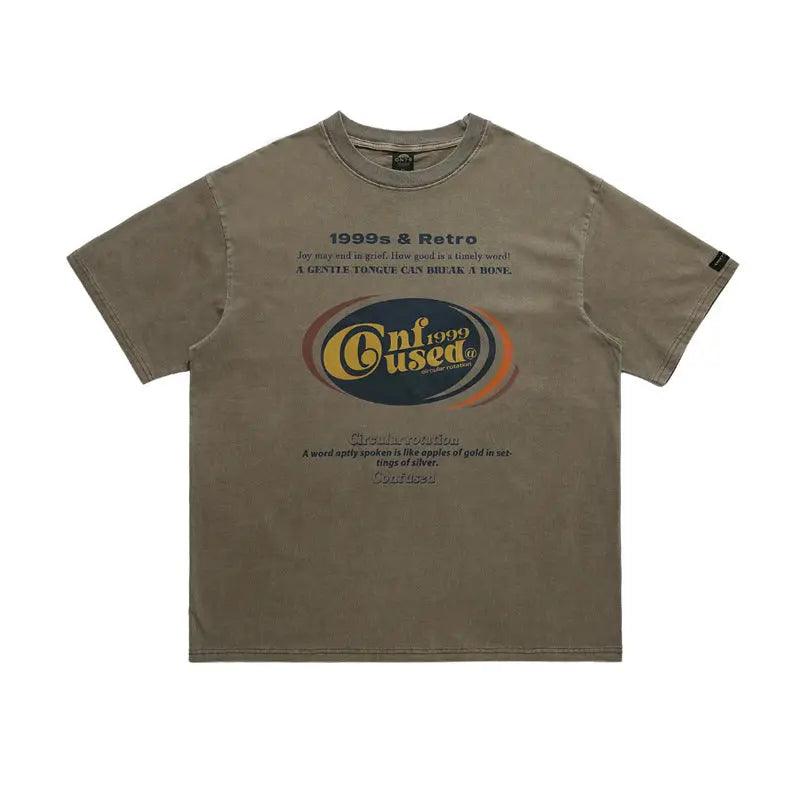 Retro Off-Shoulder T-Shirt - MRC STORE
