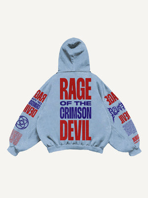 Retro Graphic Pullover Hoodie MRC STORE