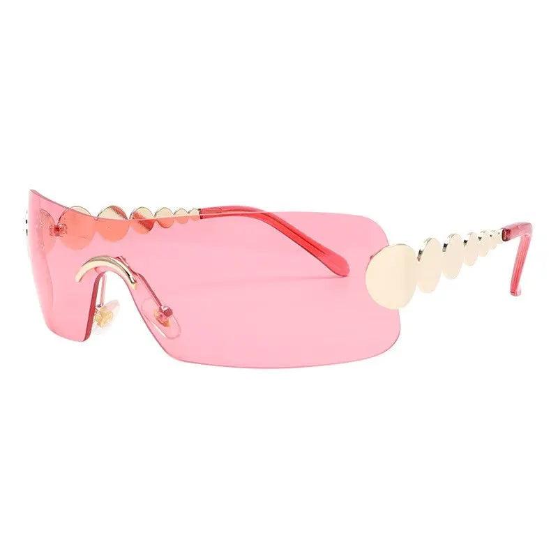 One Piece Rimless Outdoor Sunscreen Sunglasses - MRC STORE