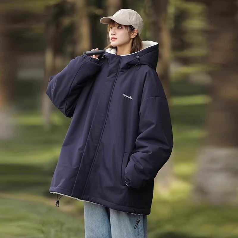 Men's Reversible Coat Lambswool for Winter Warmth - MRC STORE