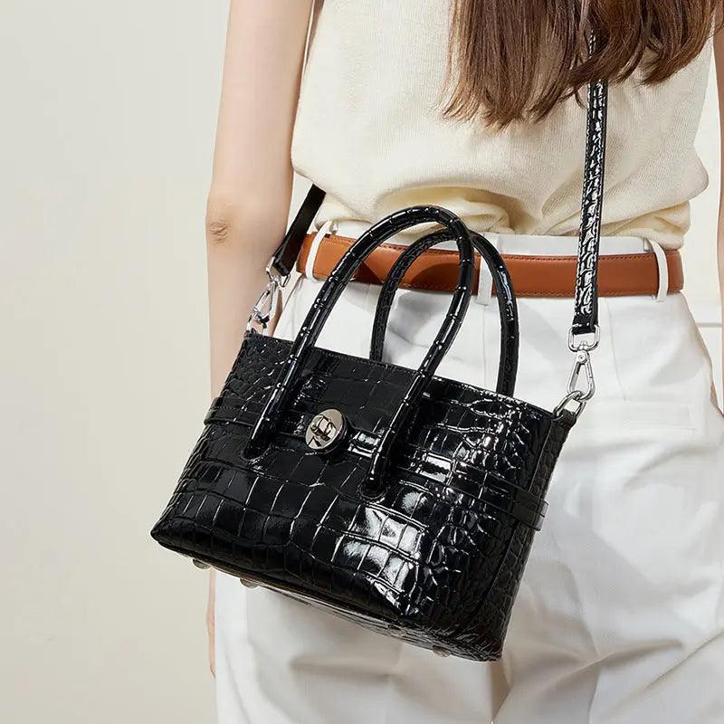 Genuine Leather Handbag - MRC STORE