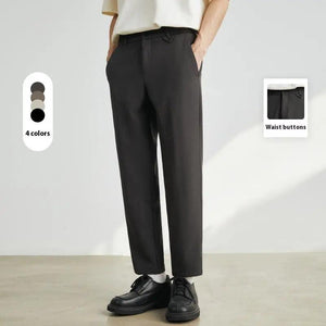 Slim Ankle Length Casual Pants - MRC STORE