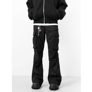 Multi-Pocket Cargo Pants – Straight Leg Tactical Trousers MRC STORE