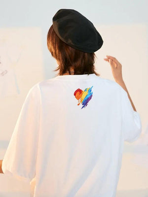 Rainbow Love Graffiti Tee - MRC STORE