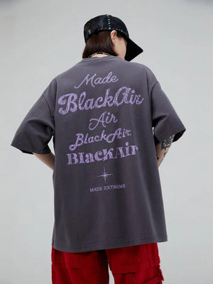 Loose Fit Cotton Short Sleeve T-shirt - MRC STORE