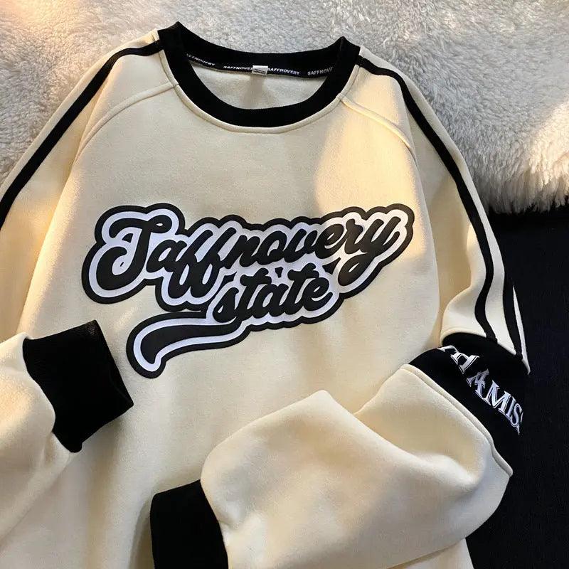Retro Chenille Crew Neck Sweater - MRC STORE