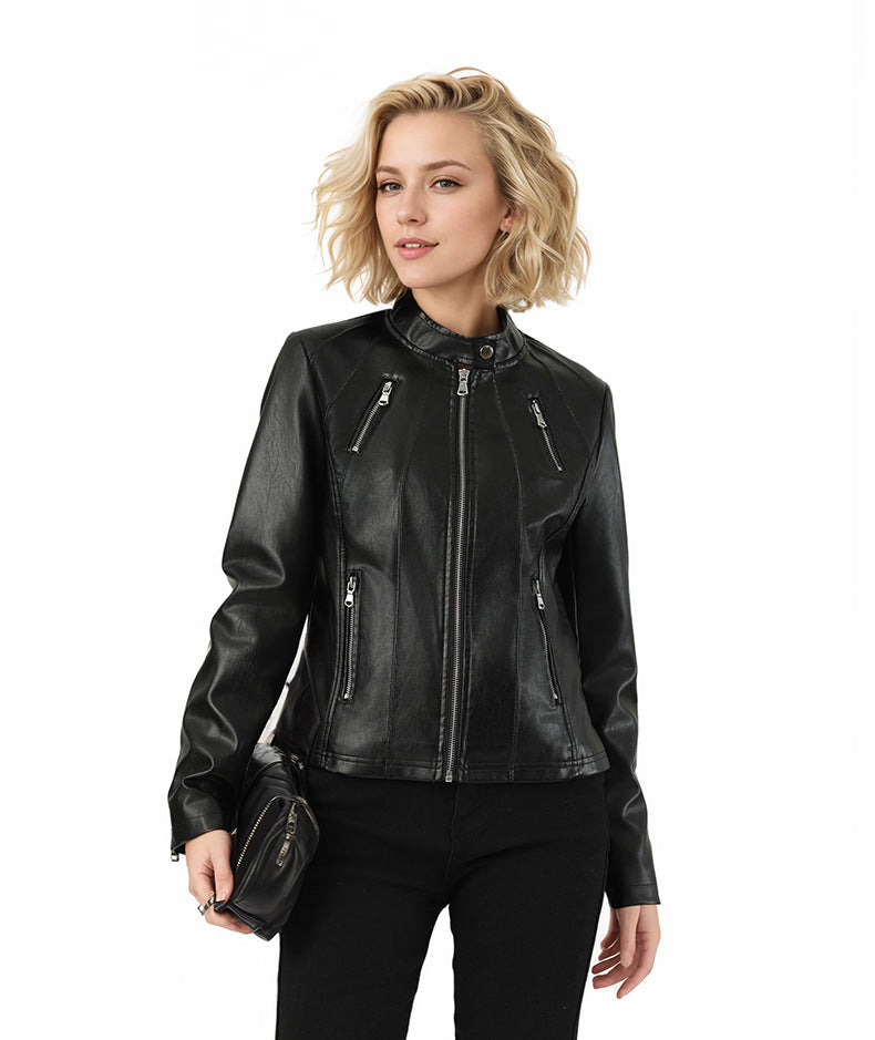 High-Grade PU Leather Jacket – Elegant & Stylish My Store  35.33
