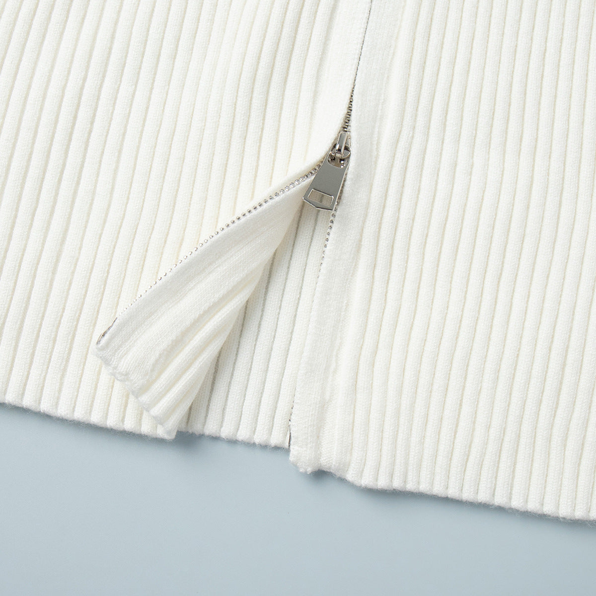 Women’s Double Zipper Thermal Cardigan My Store