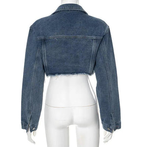 Denim Polo Short Coat - MRC STORE
