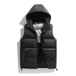 Corduroy Hooded Warm Vest MRC STORE  40.00