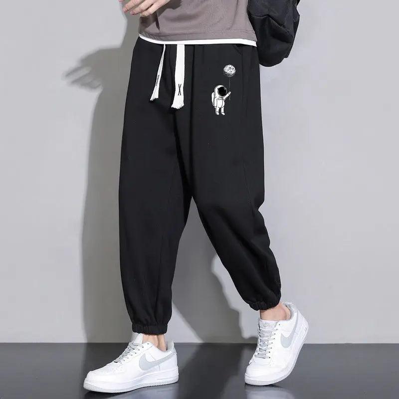 Cropped Casual Loose Long Pants - MRC STORE