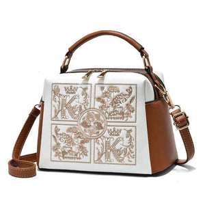 Embroidered Cross body Shoulder Bag - MRC STORE