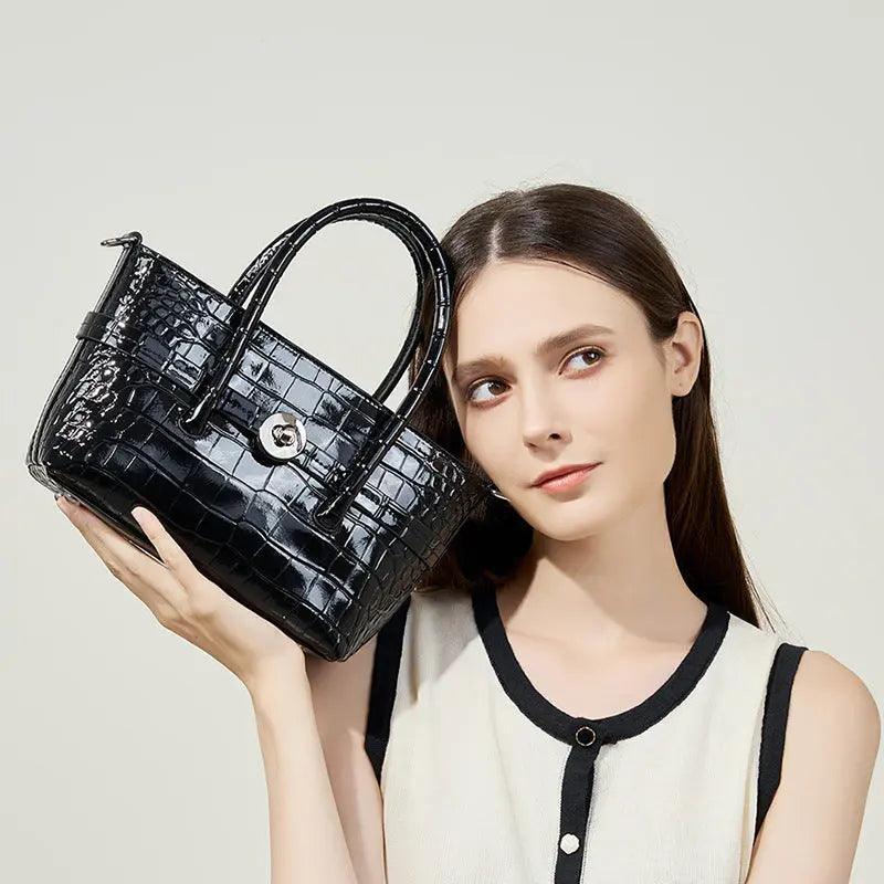Genuine Leather Handbag - MRC STORE