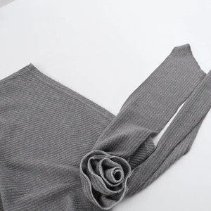 Casual Slim Three-Dimensional Floral Dress Suit - MRC STORE