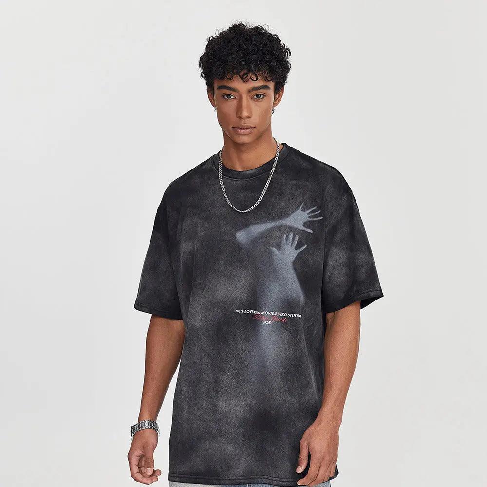 Fuzzy Figure Tie-Dye T-Shirt - MRC STORE