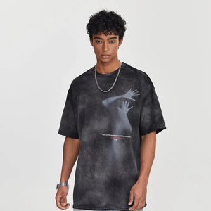 Fuzzy Figure Tie-Dye T-Shirt - MRC STORE