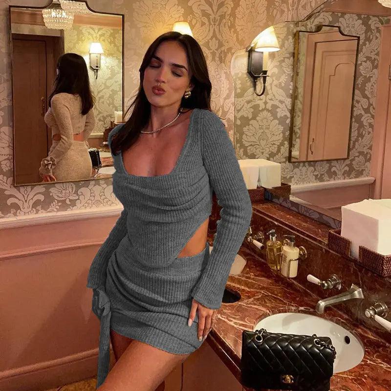 Casual Slim Three-Dimensional Floral Dress Suit - MRC STORE