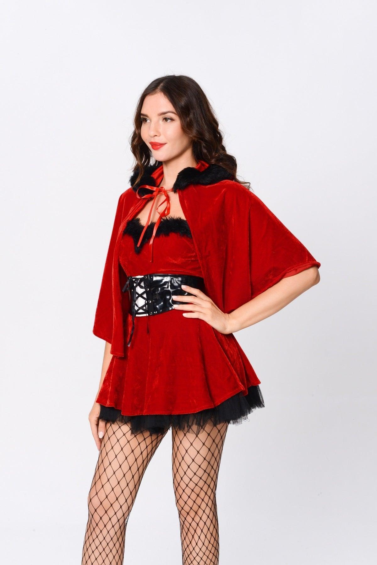 Christmas Costume Set – Women's Corduroy Cosplay Outfit - MRC STORE