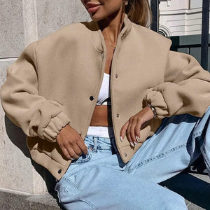 Loose Woolen Fashion Coat - MRC STORE