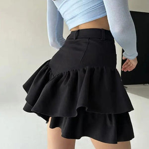 High Waist Lotus Leaf Skirt - MRC STORE