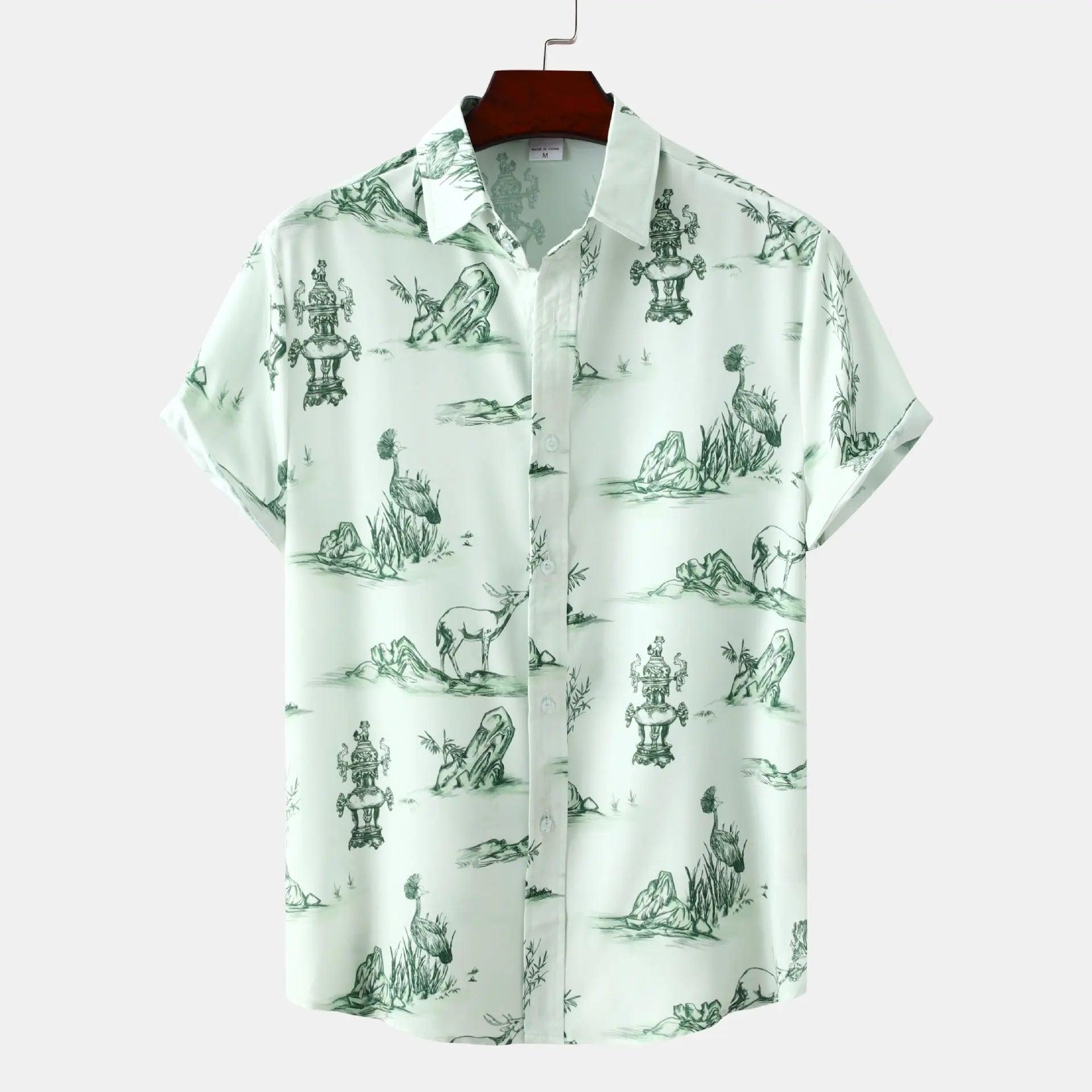 Hawaiian Floral Shirt - MRC STORE