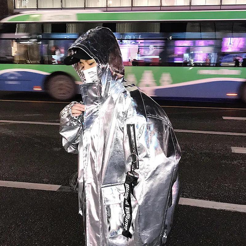 Shiny Loose Jacket - MRC STORE