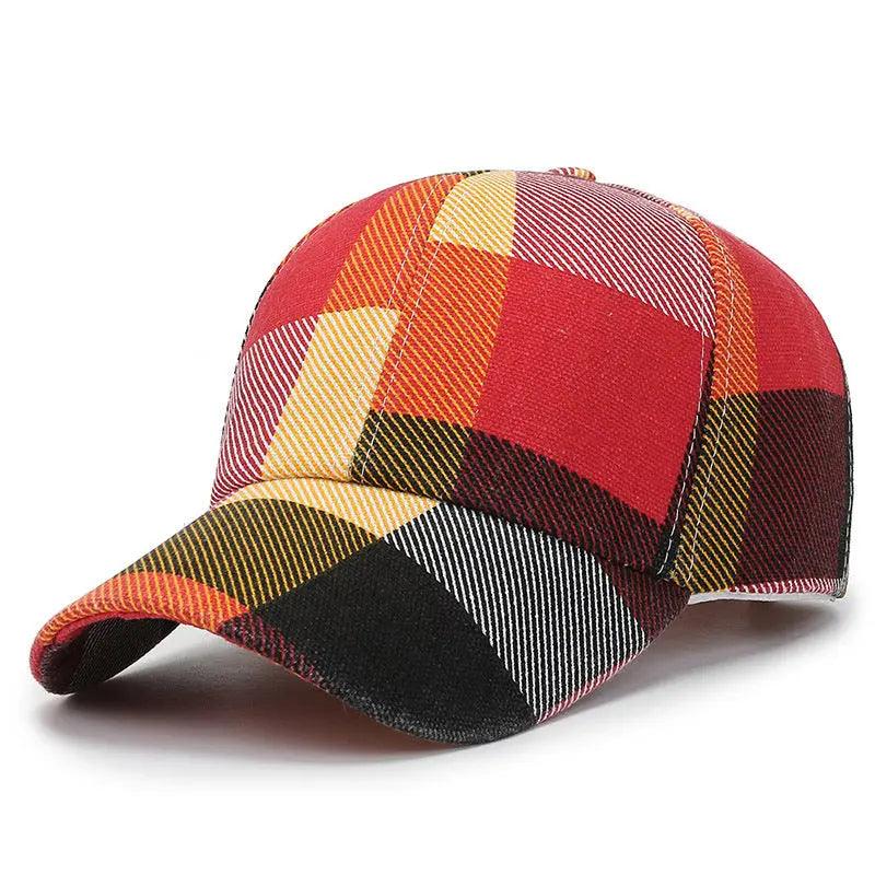 Plaid Canvas Cap - MRC STORE