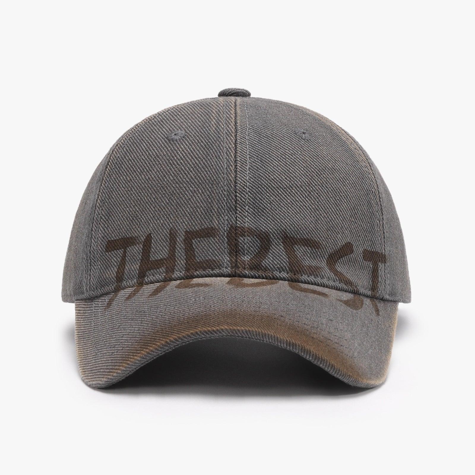 Letter Graffiti Curved Brim Soft Top Cap - MRC STORE