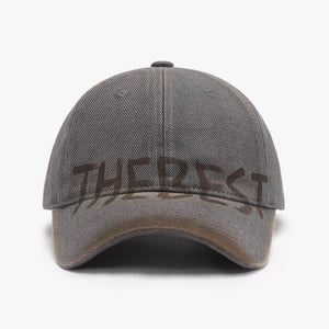 Letter Graffiti Curved Brim Soft Top Cap - MRC STORE
